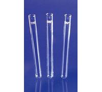 Tube à réactifs de 15 ml, en verre Pyrex, à bord droit