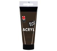 Tube Acrycolor Couleur Brun Foncé - Marabu - 100ml