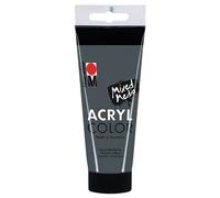 Tube Acrycolor Couleur Gris Foncé - Marabu - 100ml