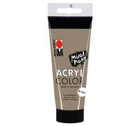 Tube Acrycolor Couleur Taupe Métallique - Marabu - 100ml