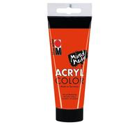 Tube Acrycolor Couleur Vermillon - Marabu - 100ml