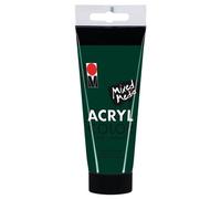 Tube Acrycolor Couleur Vert Sapin - Marabu - 100ml