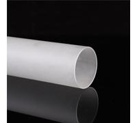 Tube acrylique transparent, Tube acrylique givré 25 cm 50, tuyau rigide en plastique for aquarium, accessoires d'irrigation de jardin, 1 pièce(60MM*50CM)