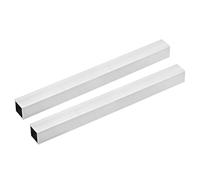 Tube carré en aluminium SOURCING MAP 6063 Aluminium 25mmx25mmx2mm Mur Épaisseur 300mm Long Sans Soudure Droit Tuyau Tube 2Pcs