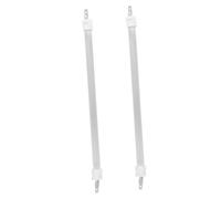 Tube Chauffant de Remplacement Halogène 2 Pièces Quartz Céramique Blanc