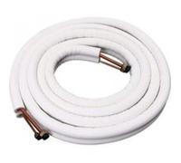 Tube climatisation -Cuivre-alu 1/4""3/8"" pré-monté - Isolation mousse - Pour AC et réfrigération - 5m