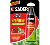Tube Colle Contact - SADER - Néoprène - Sans Solvant - 30ml - Translucide au Séchage