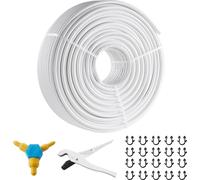 Tube composite en aluminium VEVOR Tube composite multicouche en aluminium 200 m blanc Tube PEX Tube composite multicouche en aluminium Tube MV Tube multicouche idéal pour le chauffage par le sol et le