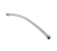 Tube d'admission de compresseur d'air en acier inoxydable, 400 mm avec clapet anti-retour, écrou hexagonal pour machine sans huile, filetage intérieur (pour m16)