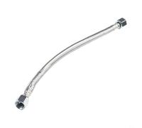 Tube d'admission pour compresseur d'air 400 mm | clapet anti-retour en acier inoxydable, raccord fileté 14/16/19 mm, tuyau rigide pour machine pour huile,