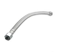 Tube d'admission pour compresseur d'air 400 mm | clapet anti-retour en acier inoxydable, raccord fileté 14/16/19 mm, tuyau rigide pour machine pour huile,