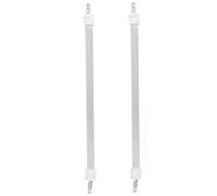 Tube de Chauffe de Rechange 2 Pièces en Quartz et Céramique pour Chauffage | Chauffage Rapide, Haute Fiabilité, Résistance aux Hautes Températures, Blanc, Pièces de Rechange pour Appareils Électriques