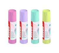 Kores Tube de colle blanche – couleurs pastel – 20 g – sans solvant