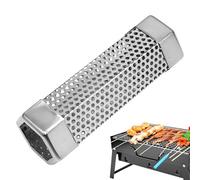 Tube de fumoir, œuf de barbecue à granulés, amplificateur de fumée en acier inoxydable, fumoir froid et chaud, fonction de remplissage et de nettoyage facile, accessoires de barbecue pour les amateurs