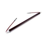 通用 Tube de lampe chauffante 1000 W 525 mm de longueur Rouge rubis pour chauffage de jardin, peinture de voiture, séchage, traitement de surface. (220 V 1 kW Ø 19 mm 525 mm)