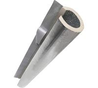 Tube de mousse d'isolation tuyau 3,1 pieds longueur, pièce feuille d'aluminium 15mm 20mm d'épaisseur auto-adhésive for l'irrigation hivernale ID 22 27 34 43 52 65 76 90 114mm blanc(27mm*20m*0.95m)