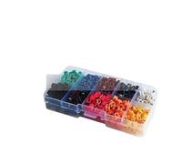 Tube de numéro de marqueur de Fil de câble en PVC et ABS | Multicolore Jaune, 1,5-6,0 mm², 100-1000 pcs : Organisation des câbles for ordinateurs et téléviseurs(Ec-1-500pcs-0-9)