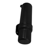 Tube de Rangement Moto Étanche 31x10x10cm en Plastique Noir | Organisateur d'Outils pour Moto, Porte-Carte Grise Étanche, Accessoire Moto pour Accessoires