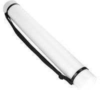 Tube de rangement pour dessins, mallette télescopique extensible et épaissie pour affiches et dessins, blanche