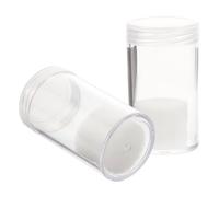 Tube de Rangement pour Pièces en Plastique, Lot de 2, 30 Mm