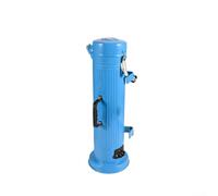 Tube de rangement pour tige de soudage en aluminium robuste pour électrodes de 5 kg Longueur 400 mm avec contrôle de la température Bleu