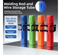 Tube de Rangement pour Tige de Soudage Étanche - Boîte de Stockage Métal 49cm pour Électrodes MMA, Protection Humidité et pour poussière, pour idéal pour chantier Extérieur, 10x10x49CM