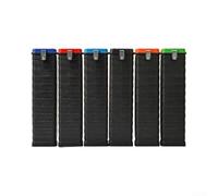 Tube de rangement pour tige de soudage, seau porte-électrode, capacité de 4 kg, pour tiges de 300 à 350 mm, étui portable D-350 avec poignée (capuchon bleu clair)