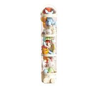 Tube De Stockage D'animaux En Peluche - Tube De Vertical De 63,7 Pouces, Seau De Disquen De Transparent | Organisateur De Stockage De À Quatre Couches, Conteneur De En Pelu