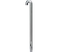 tube de Viega match0 116149 DN 32x680mm, 180 degrés, laiton chromé, sans rebord de bride