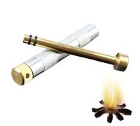 Tube d'incendie de compression portable : démarreur à piston en métal