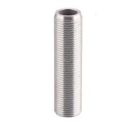Tube droit creux External Thread Fitting Round Pipe, Full-threaded Stainless Steel Hollow Straight 1 piece(3/8INCH*80MM)