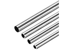 Tube en acier creux Tube en acier inoxydable 304 6-10 mm 2 pièces | Droit sans couture, longueur 250 mm(6mm x 1mm)
