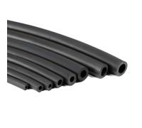 Tube En Caoutchouc Viton FKM 2 Mm-25 Mm ID, Tube Noir De 2 Mètres, Tuyau De Distribution De Carburant for Usage Industriel(ID 18mm x OD 24mm)