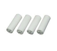 Tube en céramique d'alumine de 100 pièces avec 4 trous intérieurs | Tubes de corindon durables for une isolation à haute température et une stabilité thermique(11mm)