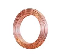 Tube en cuivre Bobine de Tube en cuivre souple T2, 1 mètre, OD 1.8~12mm ID 0.6~10.4mm, fil de cuivre, climatiseur, refroidissement, artisanat de bricolage