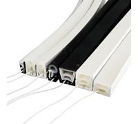 Tube en silicone néon LED flexible et étanche - Longueurs personnalisables for l'éclairage extérieur(White,0616-2m)
