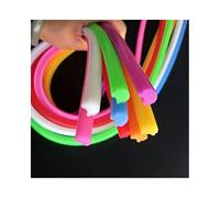 Tube en silicone pliable de 12 mm for bande LED, couvercle de canal for panneau néon, 1 m(Green)