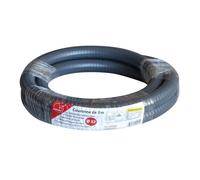 Tube flexible PVC - Ø 32 mm - 3 m - Gris - Évacuation des eaux usées - Système d'irrigation - Installation facile