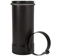 TUBE FUME TELESCOPIQUE NOIR POUR CANNE FUMÉE Poêle à bois (DIAMÈTRE 130)