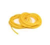 Tube latex jaune haute élasticité 2/5/10m ID1,6-18mm lance-pierre | Tuyau élastique résistant adapté au lance-pierre, pêche et entraînement physique(5m x 1pcs,ID 7mm x OD 10mm)