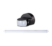 Tube LED avec détecteur de mouvement pièce humide Lampe LED pour pièce humide 120 cm Lampe d'atelier pour baignoire, IP65, 1x LED 36W 4320lm blanc neutre, L 120 cm