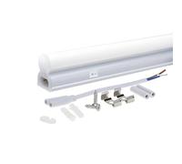 Tube LED T5 145cm - 20W - Blanc Froid 6000K - Interrupteur - Plastique