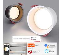 Tube lumineux LED ZigBee 3.0 intégré, 110V-240V, plafonnier à intensité variable, 2700K-6500K, 7W 9W 12W 15W 18W 24W, éclairage intérieur intelligent
