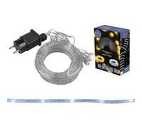 Tube lumineux Moon in the Room ML53SZ Cordon décoratif 72 LED 3,6m avec paillettes argent blanc froid IP44 Blanc G