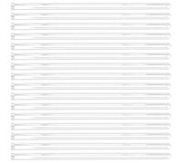 Tube Lumineux Transparent LED 20 Pièces en Plastique