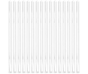 Tube Lumineux Transparent LED de Remplacement 20 Pièces Plastique