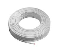 Tube multicouche, 100 m, flexible pour plomberie et systèmes d'eau, haute résistance, installation facile, compatible avec les systèmes de chauffage et d'eau potable (16)