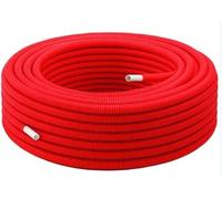 Tube multicouche gainé Ø16, en couronne de 25m, (rouge)