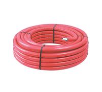 Tube multicouche isolé avec raccord à pression Fixoconnect 16mm x 50m rouge 1 pièce