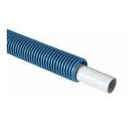 Tube multicouche pré-gainé annelé bleu - 16x2 mm - longueur 75 m MULTITUBO